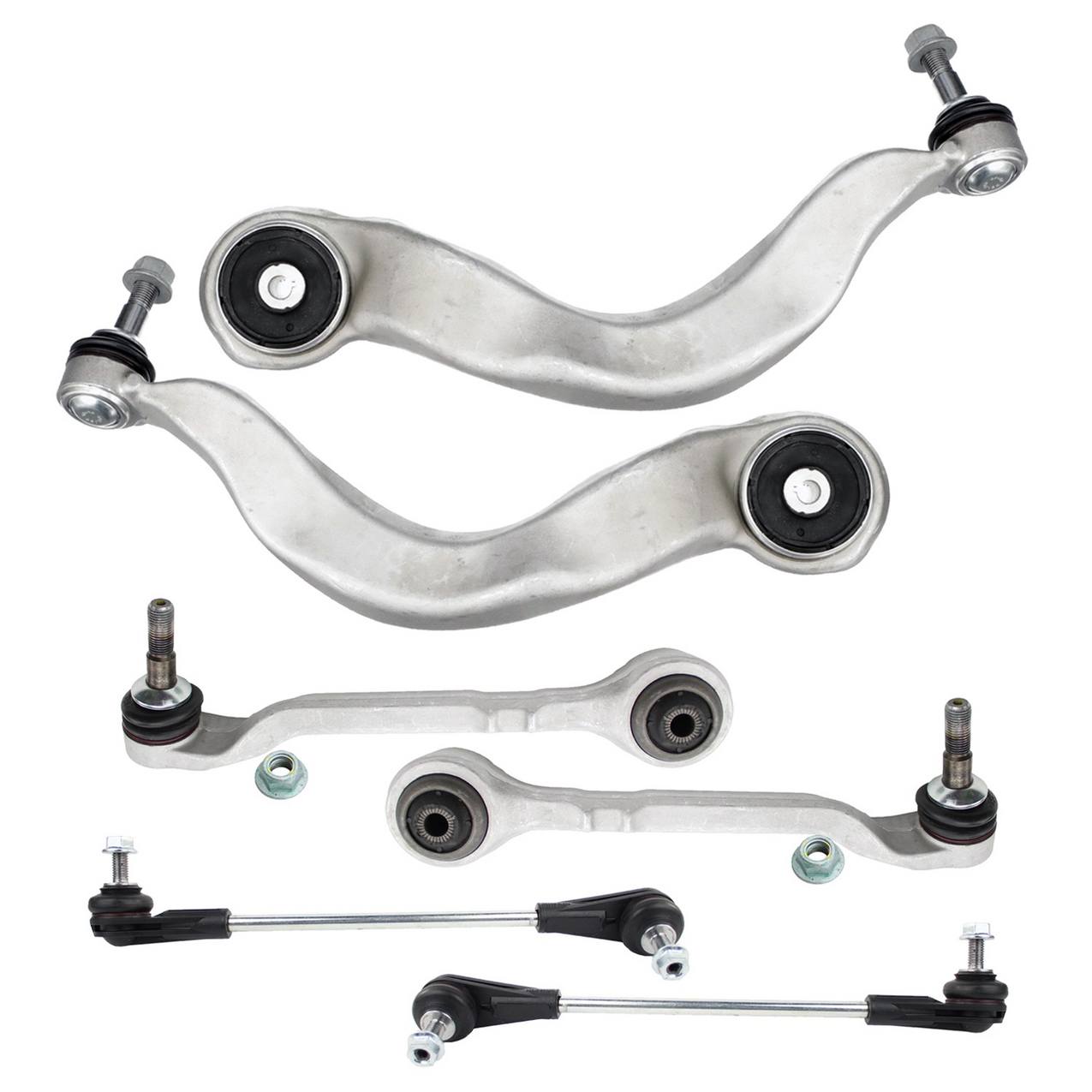 BMW Suspension Control Arm Kit – Front (Forward and Rearward Control Arms) (Stabilizer Bar Links)