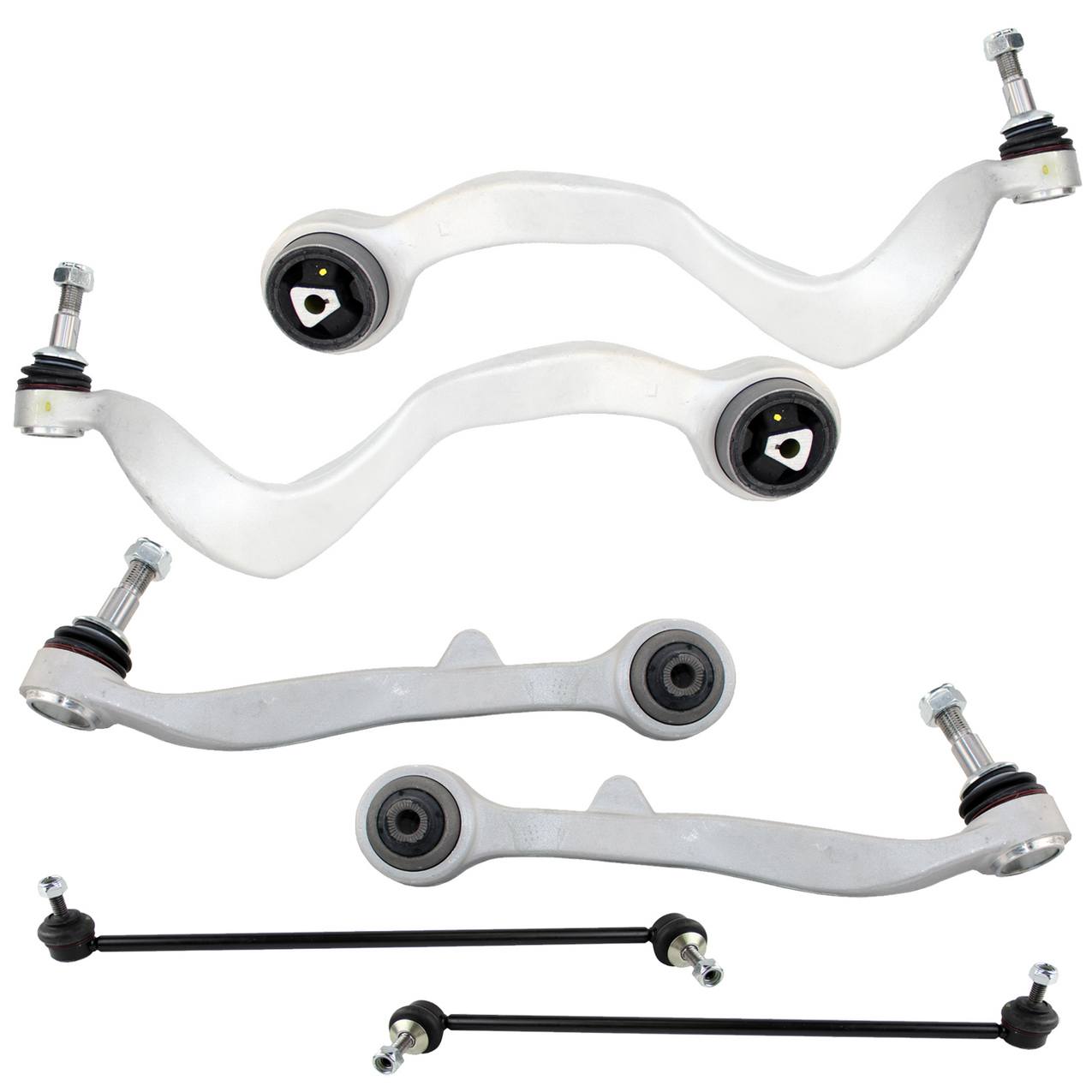 BMW Suspension Control Arm Kit – Front (Forward and Rearward Control Arms) (Sway Bar Links)