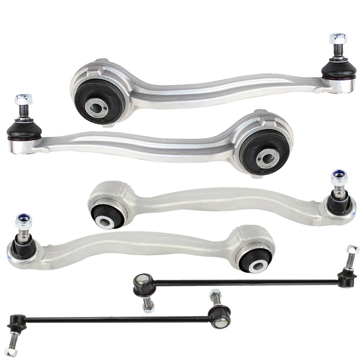 Mercedes-Benz Suspension Control Arm Kit – Front (Upper and Lower Control Arms) (Sway Bar Links)