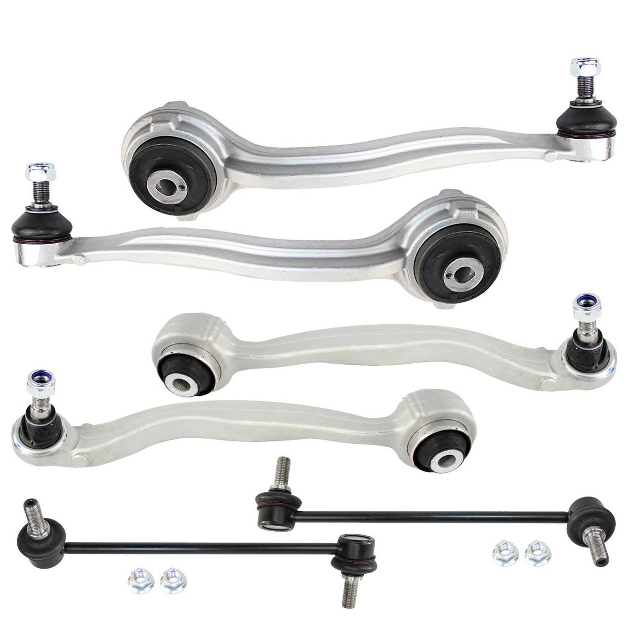 Mercedes-Benz Suspension Control Arm Kit – Front (Upper and Lower Control Arms) (Sway Bar Links)