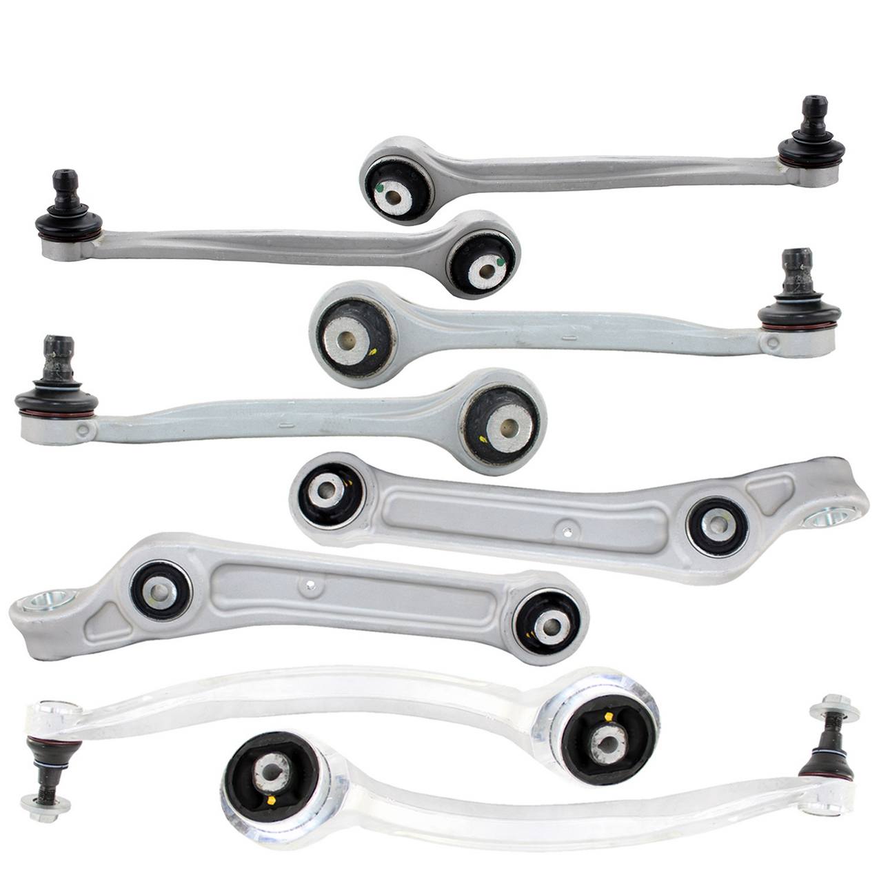 Audi Suspension Control Arm Kit – Front (Upper and Lower) (Forward and Rearward) (Forged Aluminium)