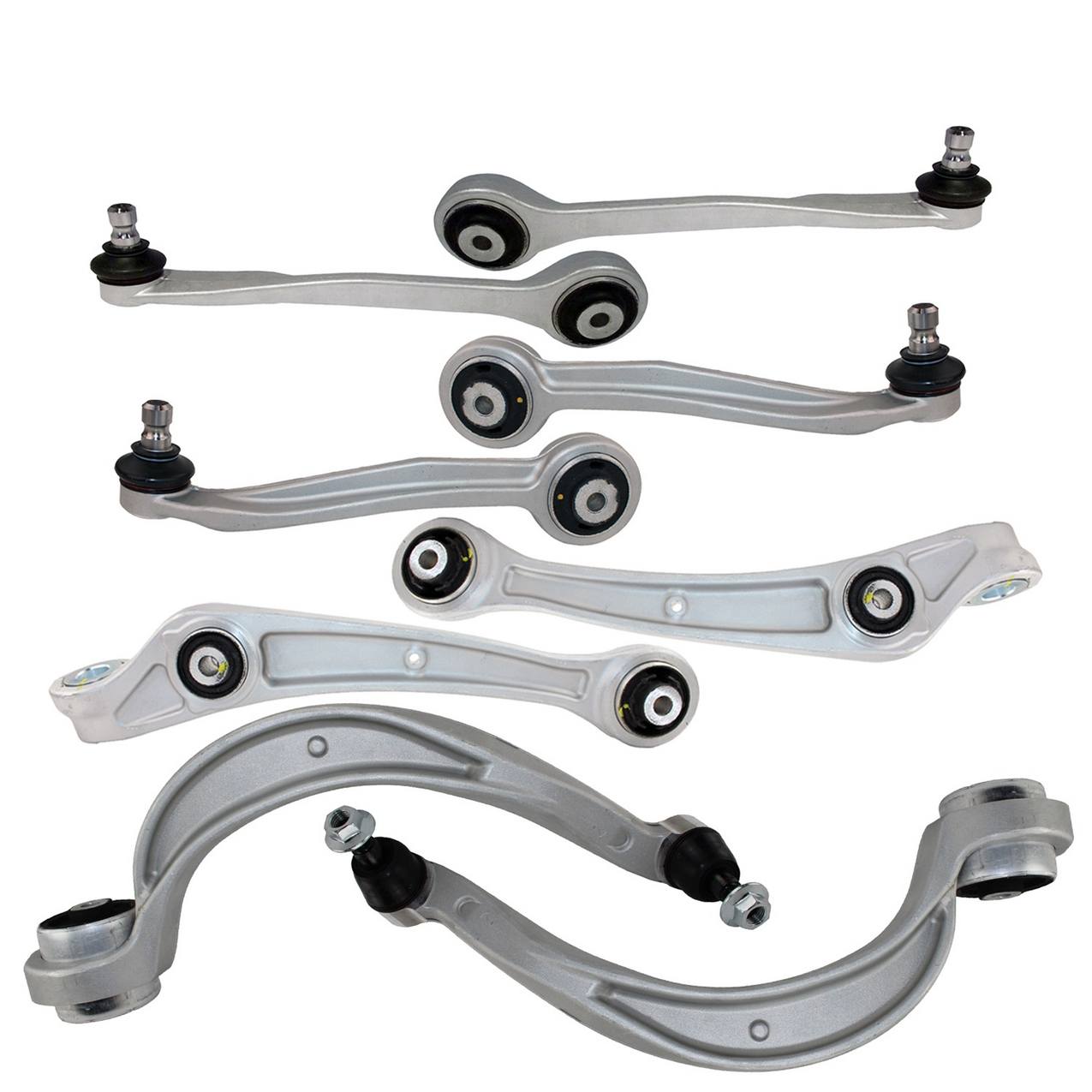 Audi Suspension Control Arm Kit – Front (Upper and Lower) (Forward and Rearward) (Forged Aluminium)