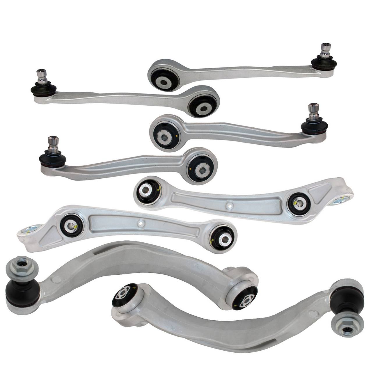 Audi Suspension Control Arm Kit – Front (Upper and Lower) (Forward and Rearward) (Forged Aluminium)