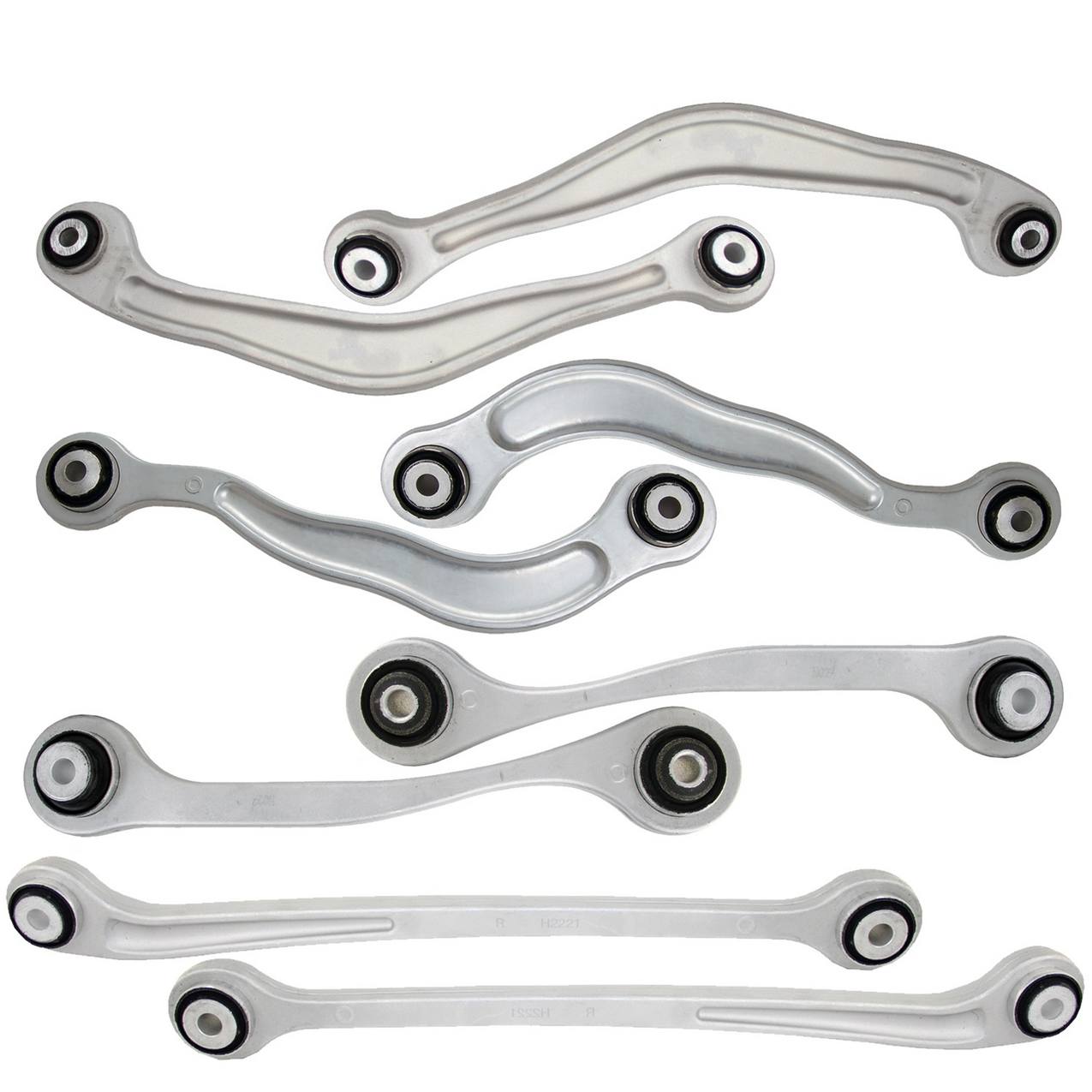 Mercedes-Benz Suspension Control Arm Kit – Rear (Upper and Lower) (Forward and Rearward) (Forged Aluminium)