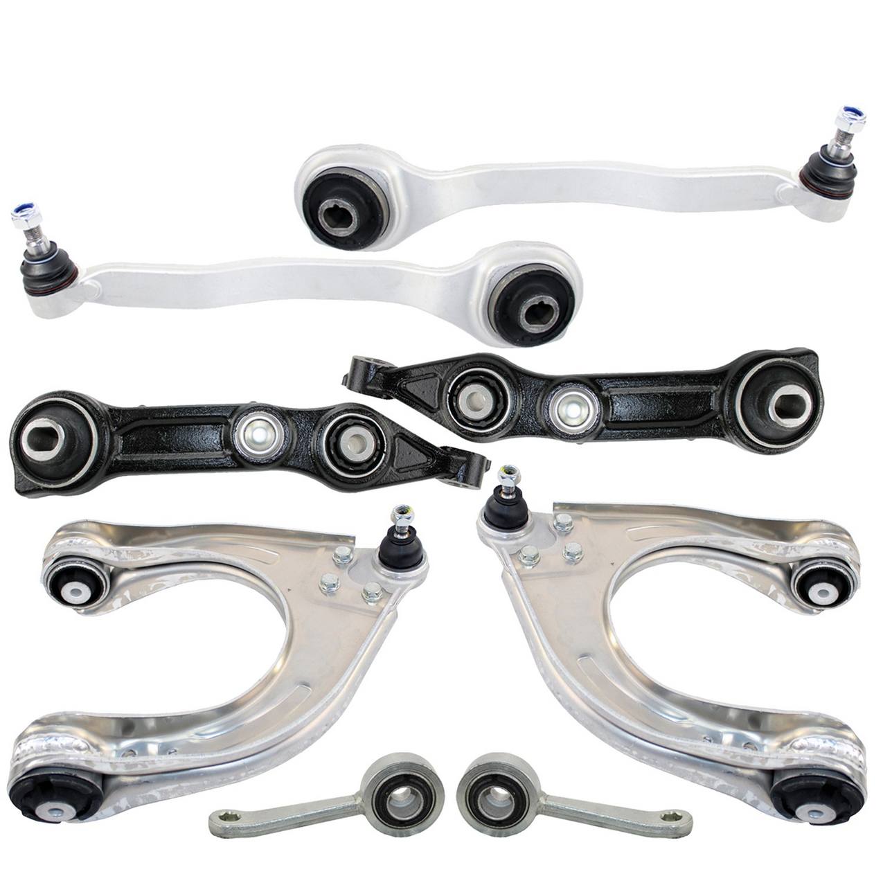 Mercedes-Benz Suspension Control Arm Kit – Front (Upper and Lower Forward and Rearward Control Arms) (Sway Bar Links)