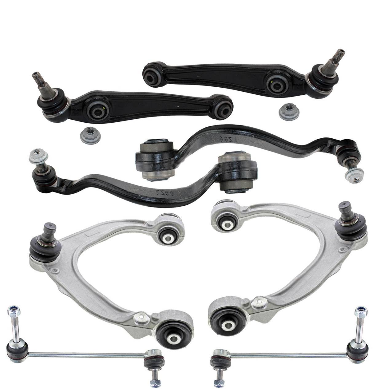 BMW Suspension Control Arm Kit – Front (Upper and Lower Forward and Rearward Control Arms) (Sway Bar Links) (without Adaptive Drive)