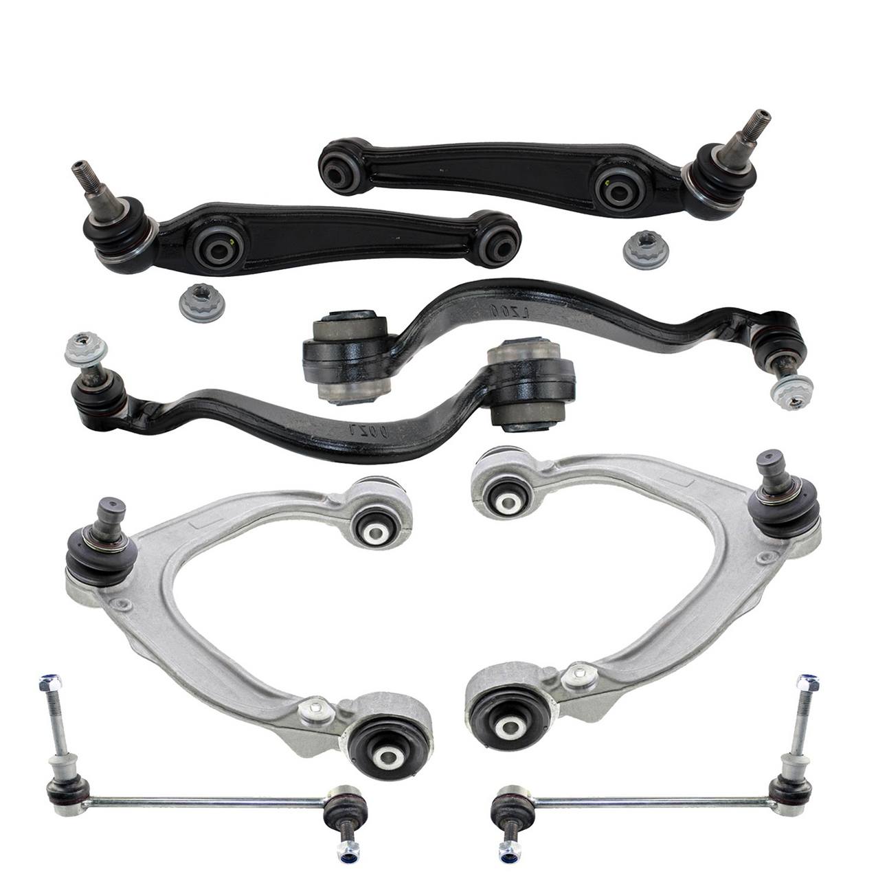 BMW Suspension Control Arm Kit – Front (Upper and Lower Forward and Rearward Control Arms) (Sway Bar Links) (with Adaptive Drive)