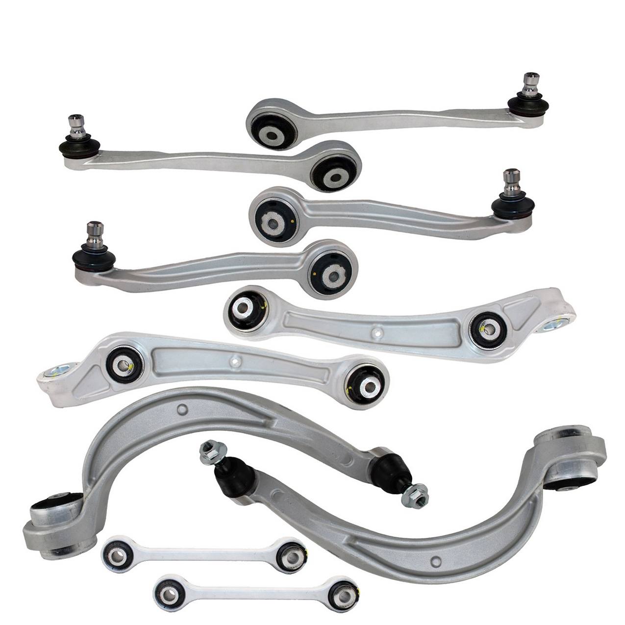 Audi Suspension Control Arm Kit – Front (Upper and Lower) (Forward and Rearward) (Forged Aluminium)