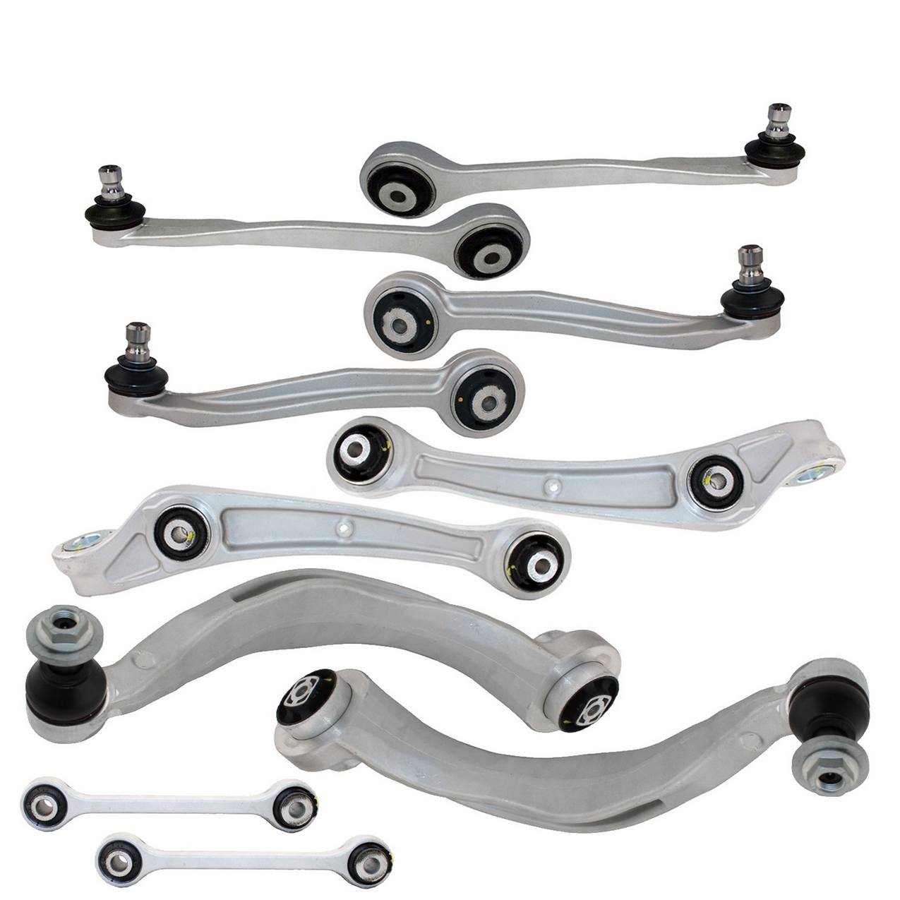 Audi Suspension Control Arm Kit – Front (Upper and Lower) (Forward and Rearward) (Forged Aluminium)