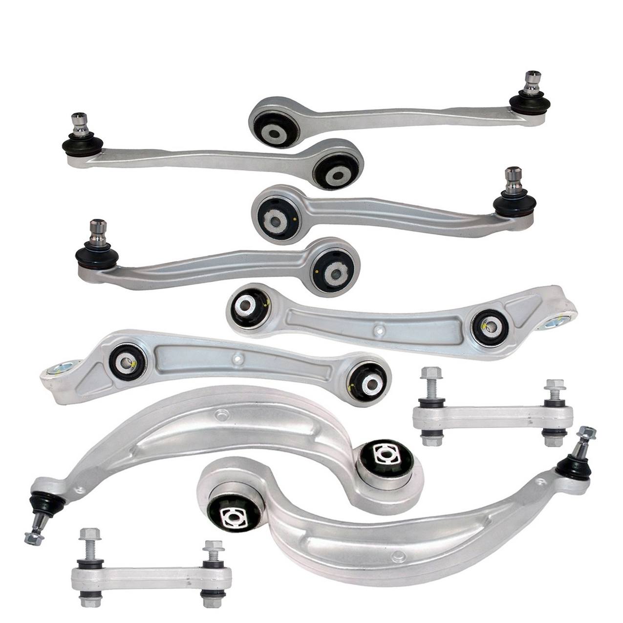 Audi Suspension Control Arm Kit – Front (Upper and Lower) (Forward and Rearward) (Forged Aluminium)