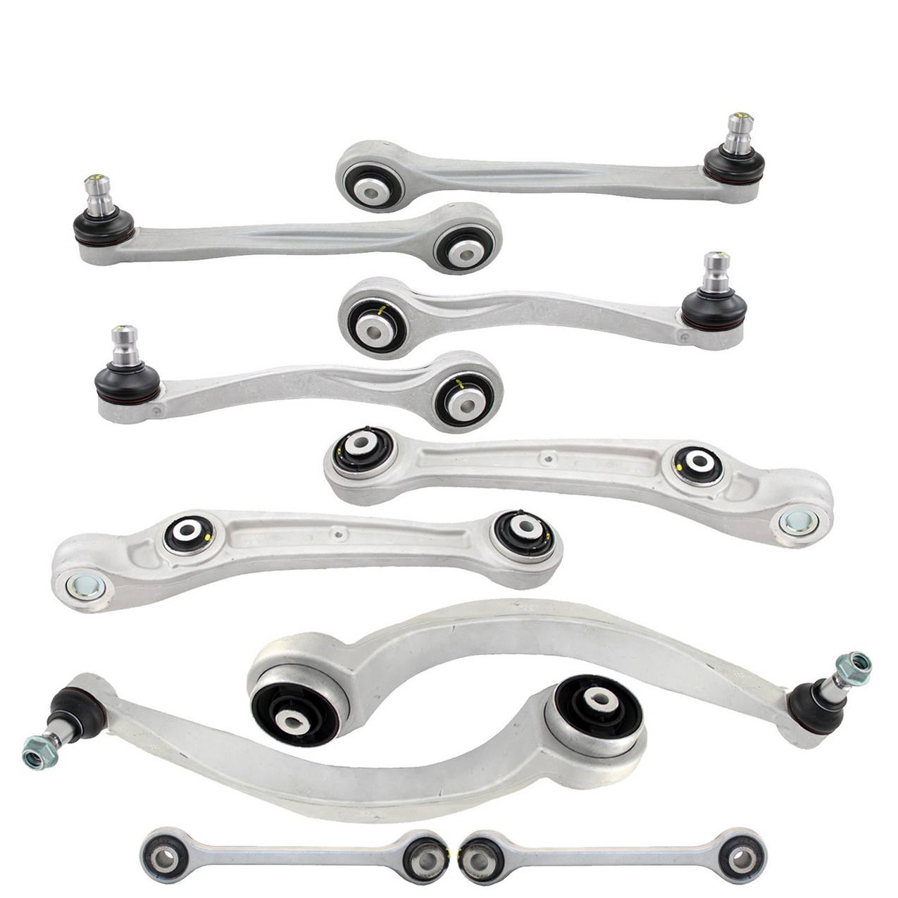 Audi Suspension Control Arm Kit – Front (Upper and Lower) (Forward and Rearward) (Forged Aluminium)