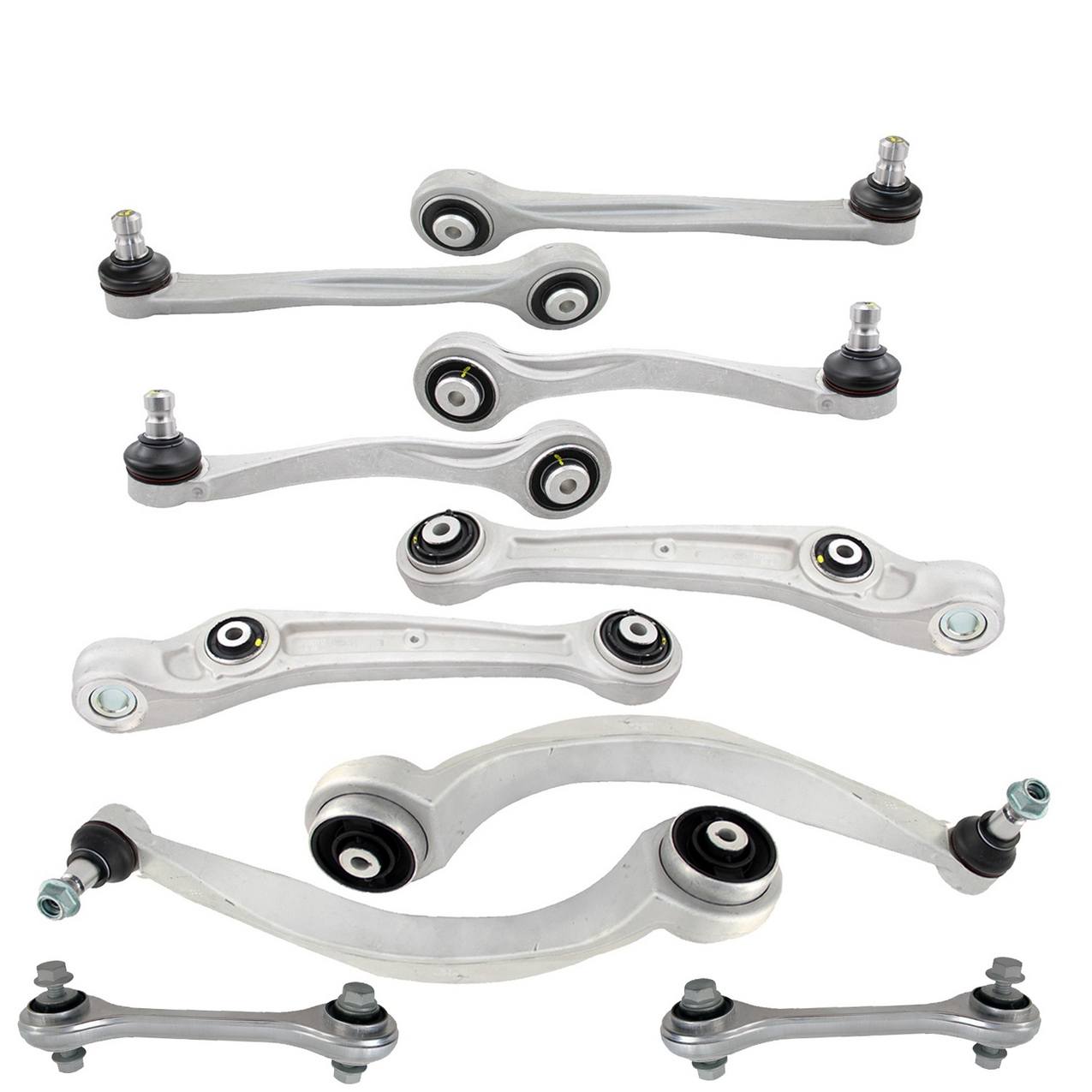 Audi Suspension Control Arm Kit – Front (Upper and Lower) (Forward and Rearward) (Forged Aluminium)