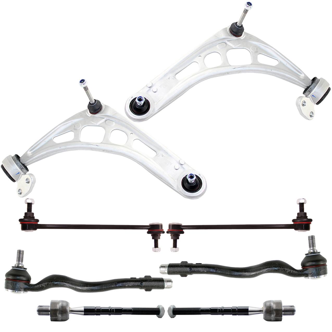 BMW Suspension Control Arm Kit – Front (Lower Control Arms) (Inner and Outer Tie Rod Ends)