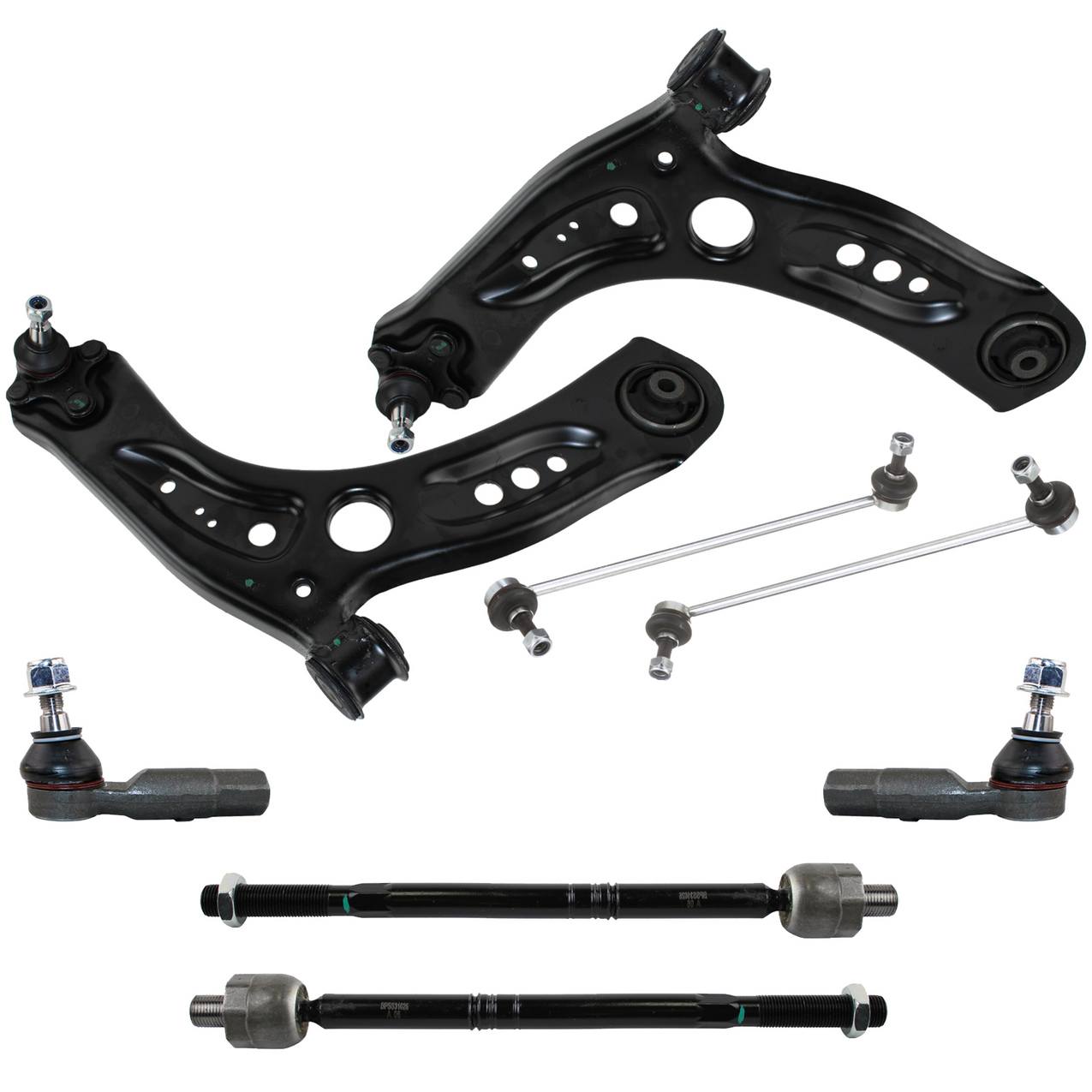 Audi Suspension Control Arm Kit – Front (Lower Control Arms) (Inner and Outer Tie Rod Ends)