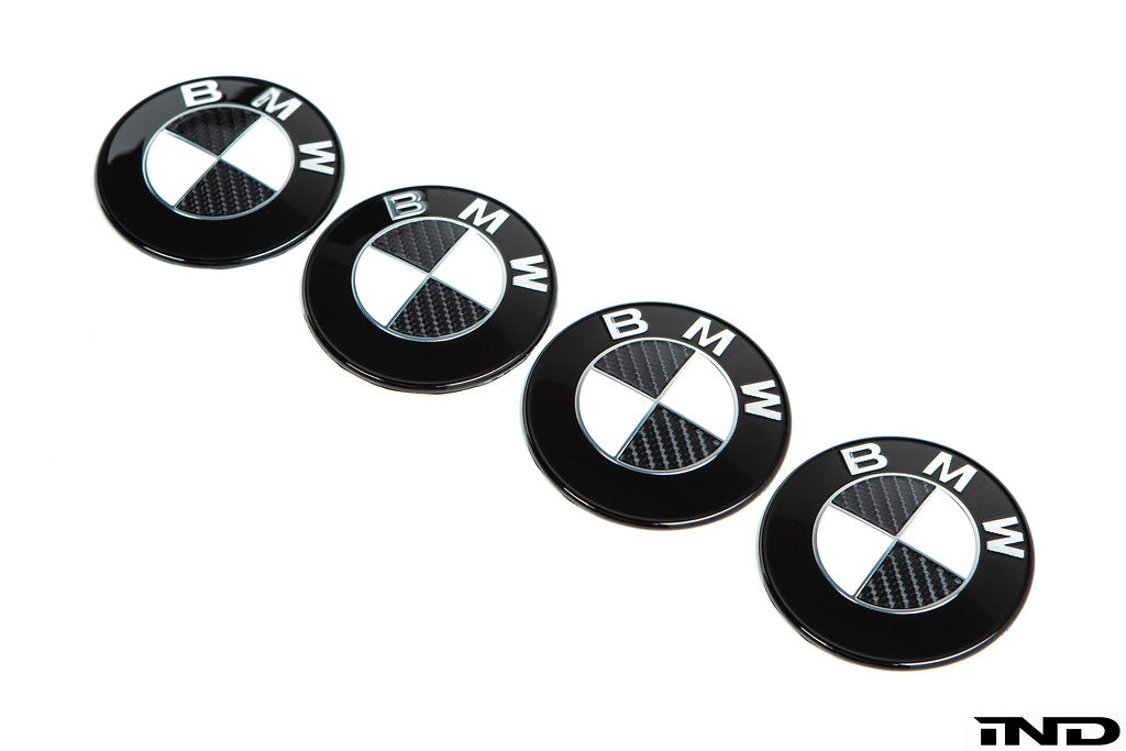 IND Carbon BMW Roundel Set