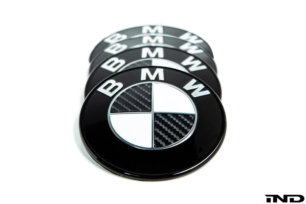 IND Carbon BMW Roundel Set