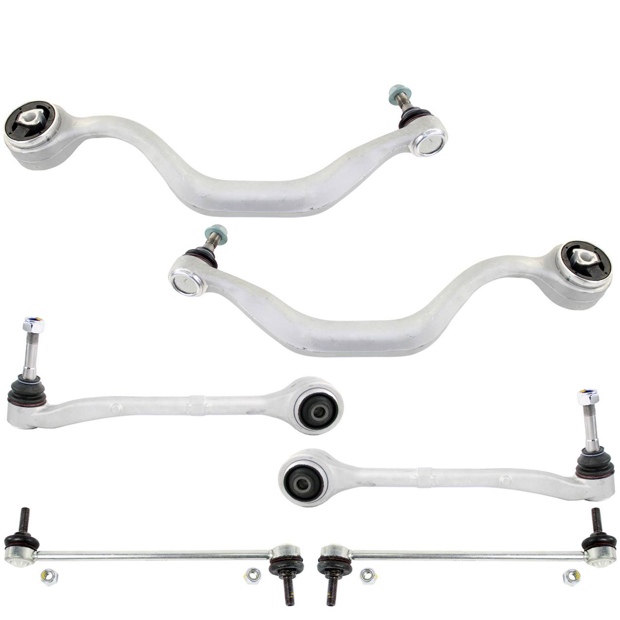 BMW Suspension Control Arm Kit – Front (Forward and Rearward Control Arm) (Front Stabilizer Bar Link)