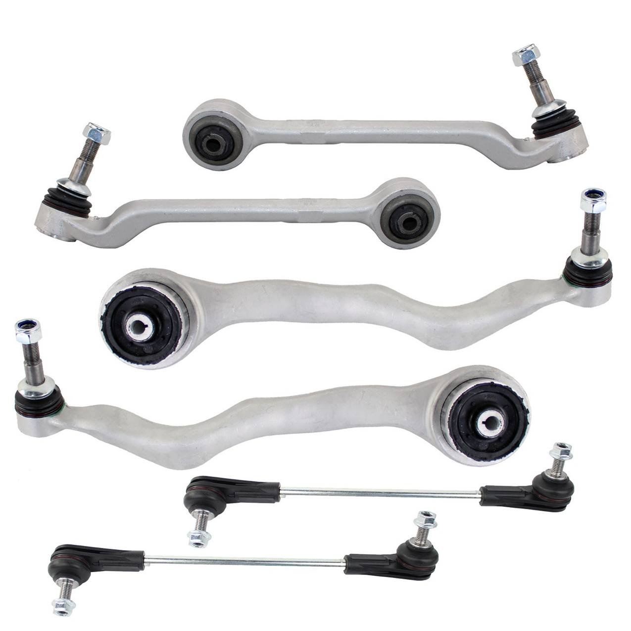 BMW Suspension Control Arm Kit – Front (Forward and Rearward Control Arms) (Stabilizer Bar Links) (Without Adaptive M Suspension)