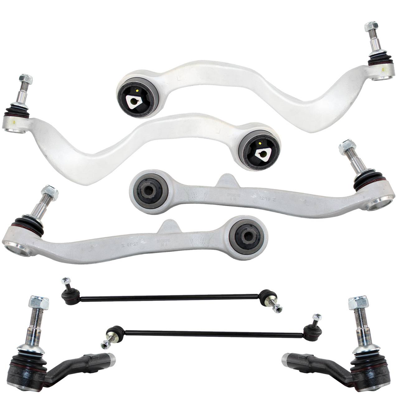 BMW Suspension Control Arm Kit – Front (Lower Forward Rearward Control Arms) (Outer Tie Rod Ends)