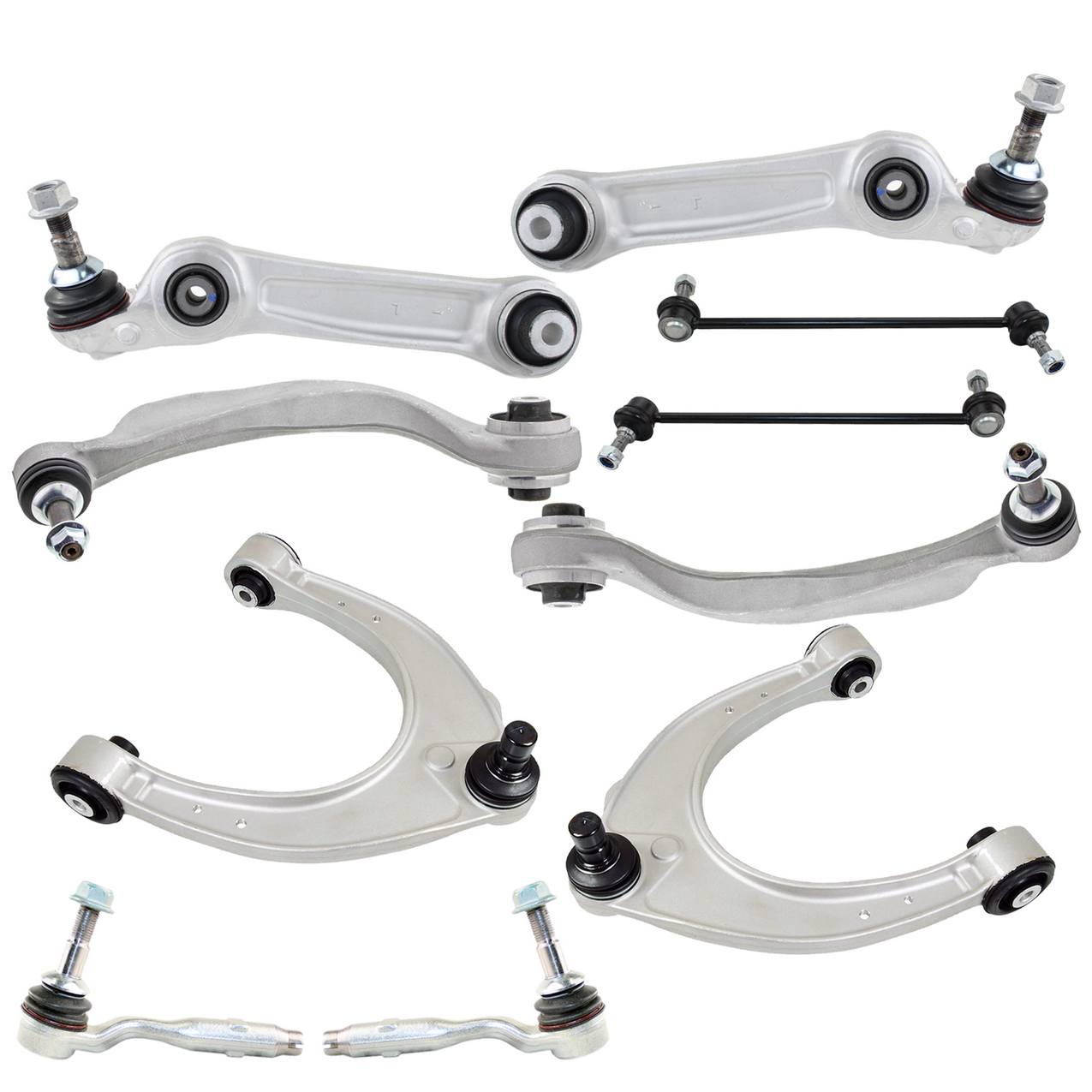 BMW Suspension Control Arm Kit – Front (Upper and Lower Control Arms) (Outer Steering Tie Rod Ends)