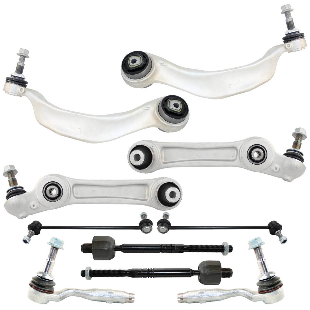 BMW Suspension Control Arm Kit – Front (Lower Forward and Rearward Control Arms) (Inner and Outer Steering Tie Rod)