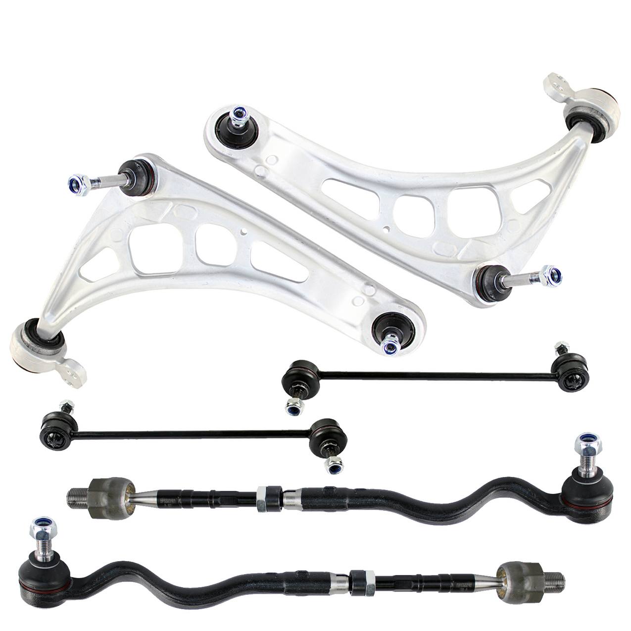 BMW Suspension Control Arm Kit – Front (Lower Control Arm) (Front Tie Rod Assembly) (Front Stabilizer Bar Link)