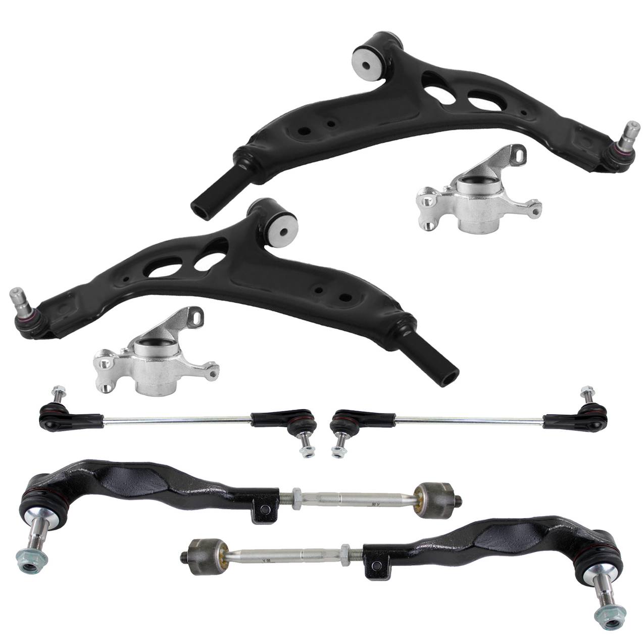 BMW Mini Suspension Control Arm Kit – Front (Lower Control Arm) (Front Tie Rod Assembly) (Front Stabilizer Bar Link)