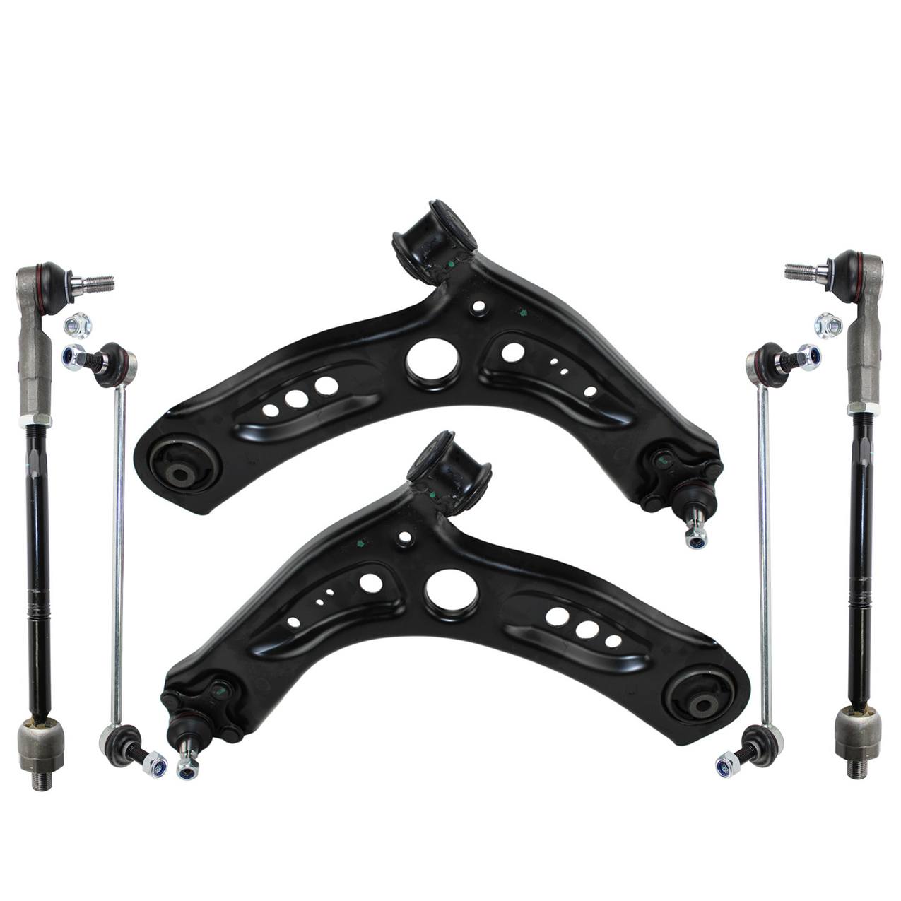 Volkswagen Suspension Control Arm Kit – Front (Lower Control Arm) (Front Tie Rod Assembly) (Front Stabilizer Bar Link)