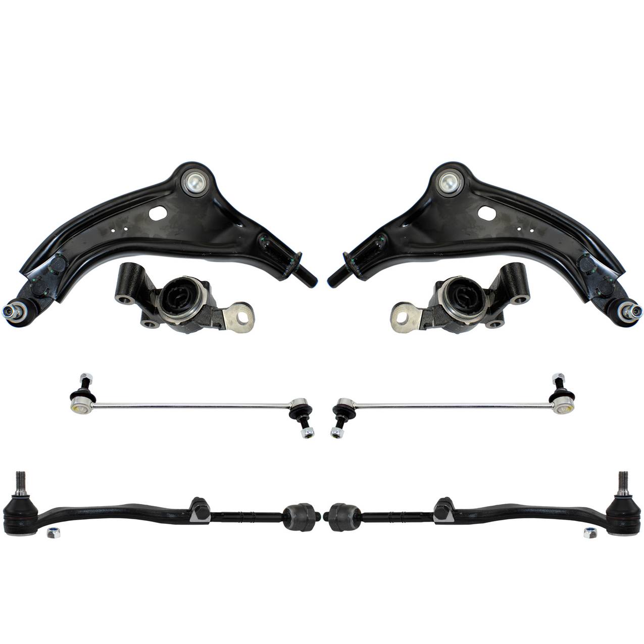 Mini Suspension Control Arm Kit – Front (Lower Control Arm) (Front Tie Rod Assembly) (Front Stabilizer Bar Link)