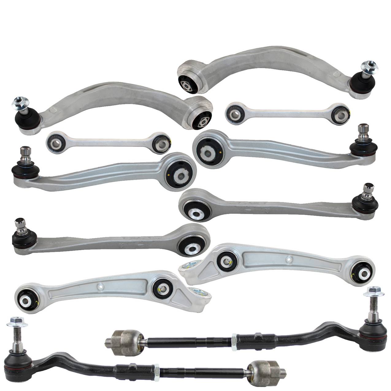 Audi Suspension Control Arm Kit – Front (Upper and Lower Control Arms) (Forward and Rearward)