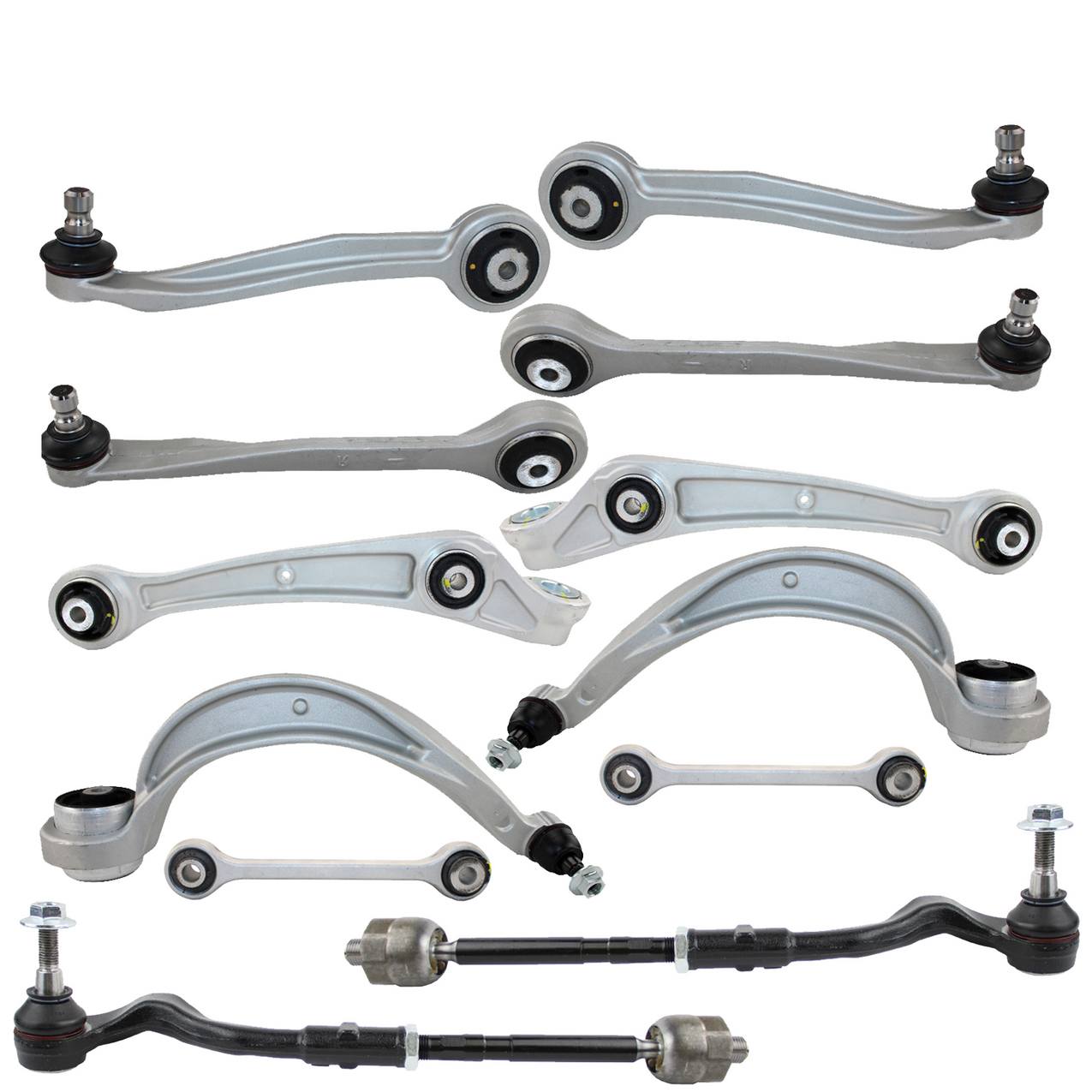 Audi Suspension Control Arm Kit – Front (Upper and Lower Control Arms) (Forward and Rearward)