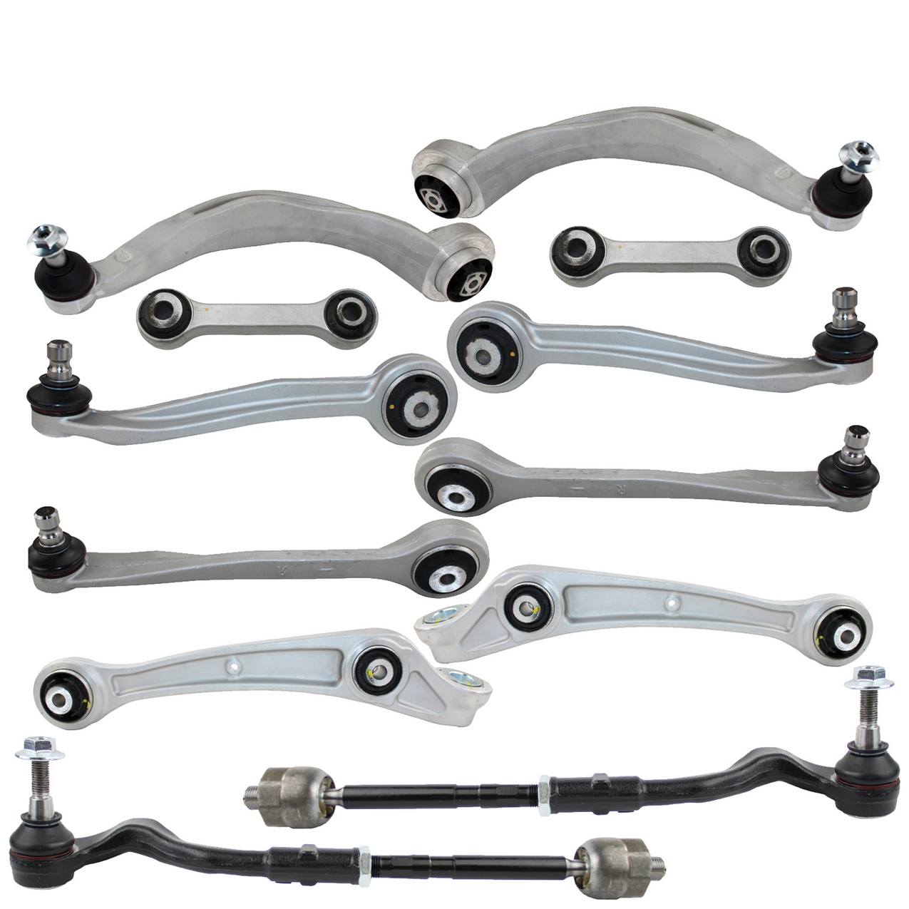 Audi Suspension Control Arm Kit – Front (Upper and Lower Control Arms) (Forward and Rearward)