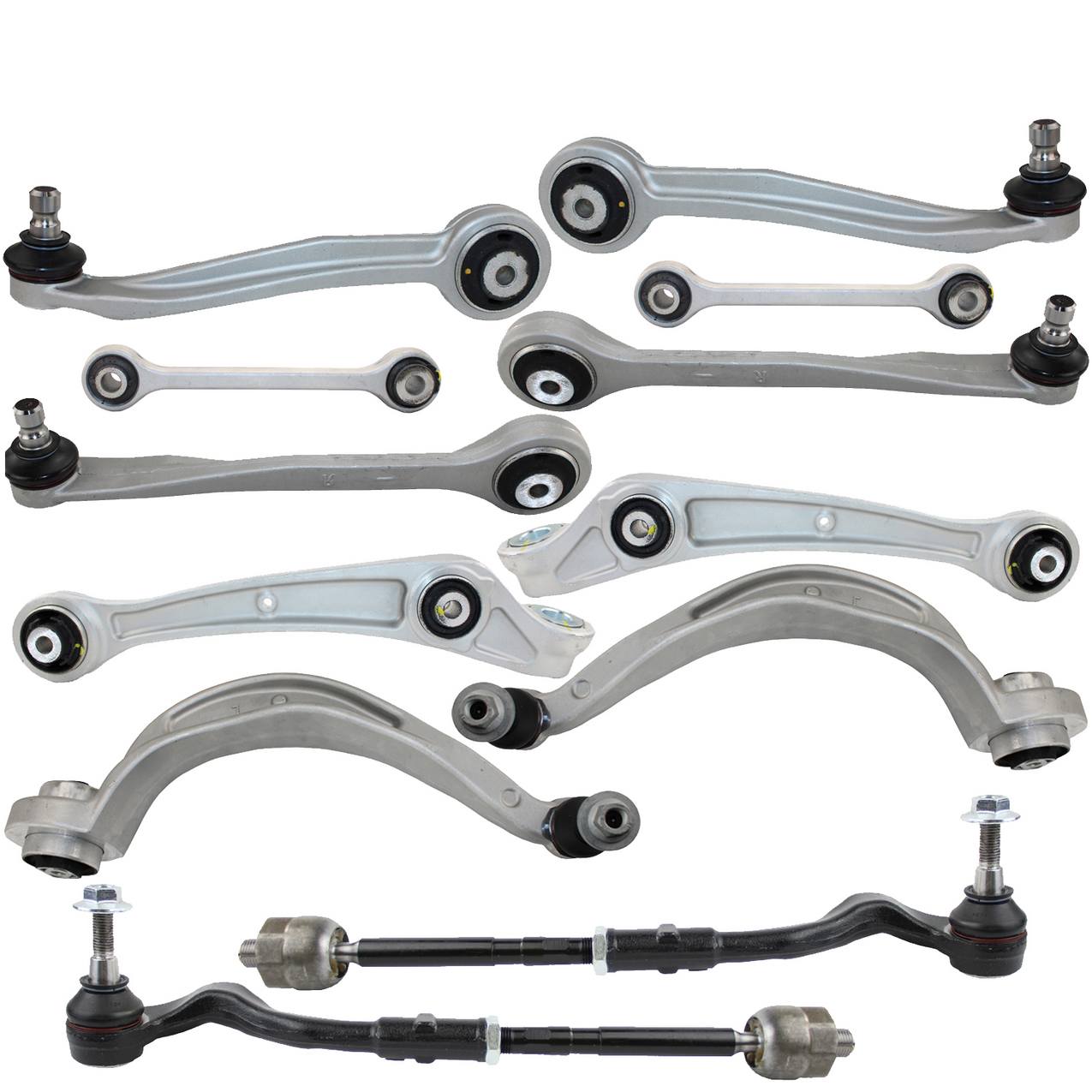 Audi Suspension Control Arm Kit – Front (Upper and Lower Control Arms) (Forward and Rearward)