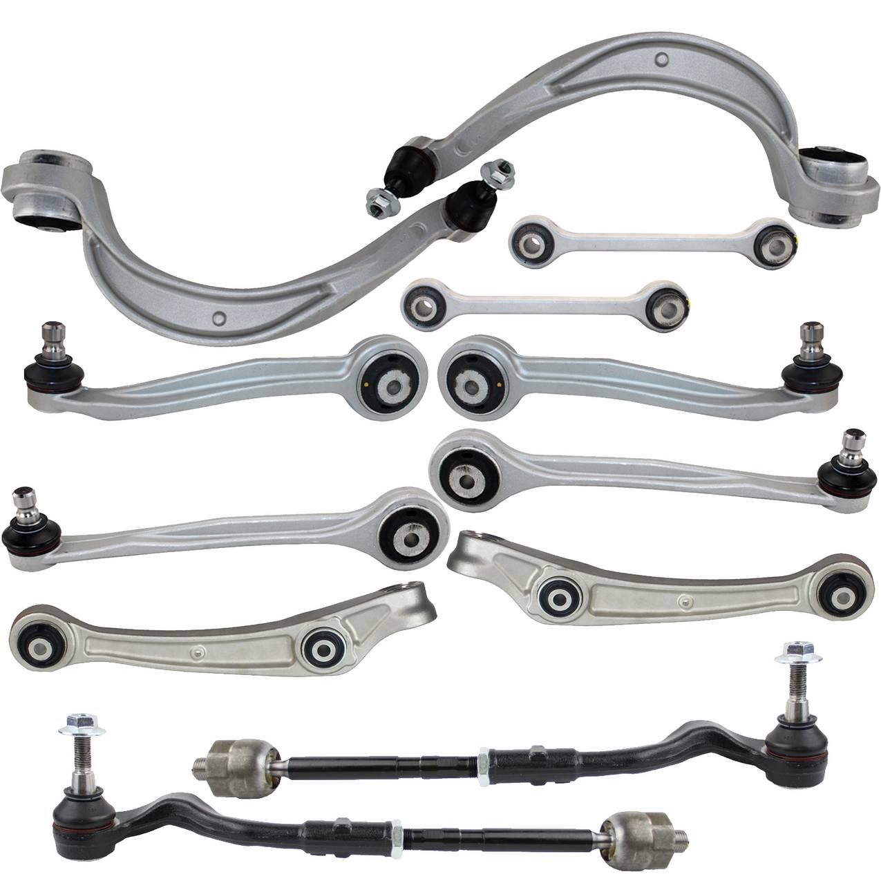 Audi Suspension Control Arm Kit – Front (Upper and Lower Control Arms) (Forward and Rearward)