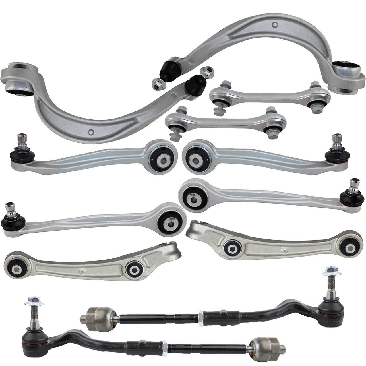 Audi Suspension Control Arm Kit – Front (Upper and Lower Control Arms) (Forward and Rearward)