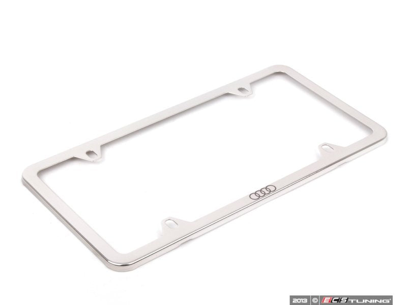 Slim Line License Plate Frame - Polished