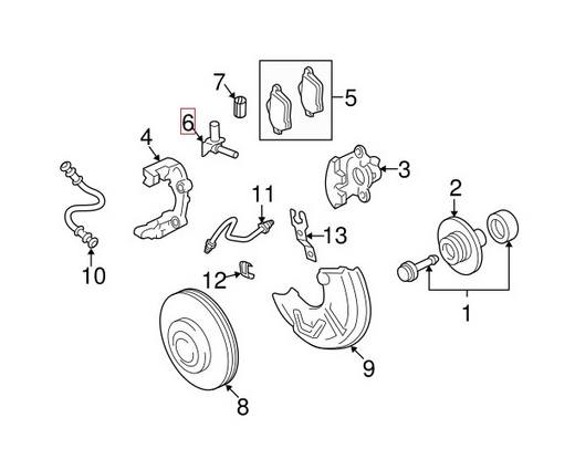 Audi ABS Wheel Speed Sensor – Front 4B0927803