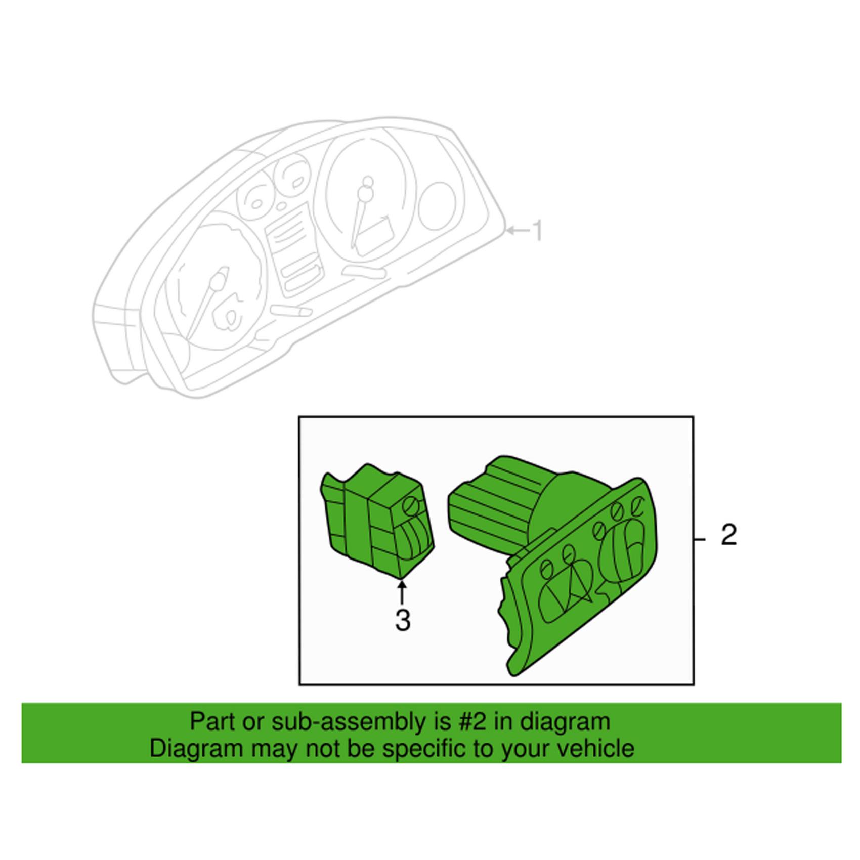 Audi Headlight Switch 4B1941531E5PR