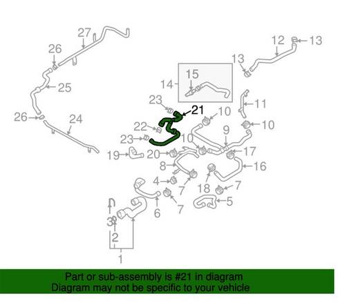 Coolant Hose- Return