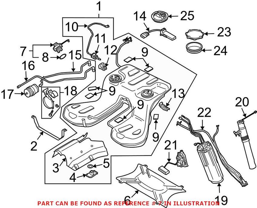 Audi Fuel Tank Cap 4E0201550B