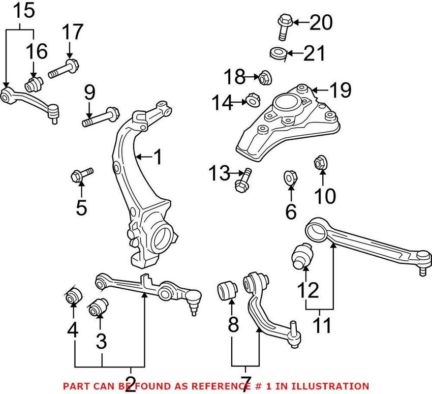 Steering Knuckle – Front Passenger Side (94mm)