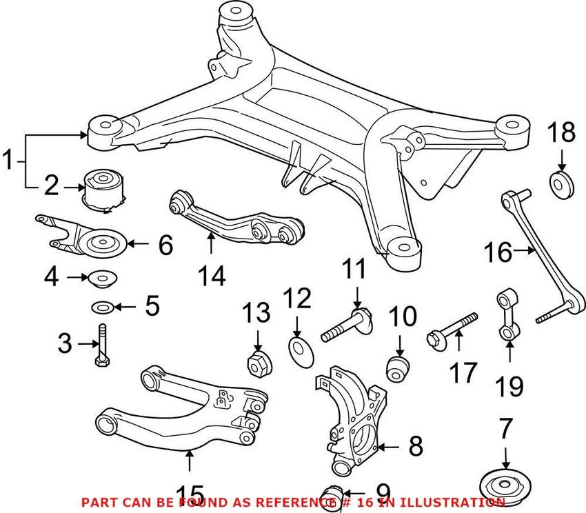 Audi VW Lateral Arm – Rear 4E0501529G