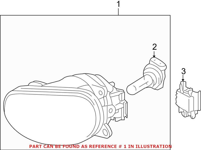 Audi Foglight Assembly – Driver Side 4E0941699A