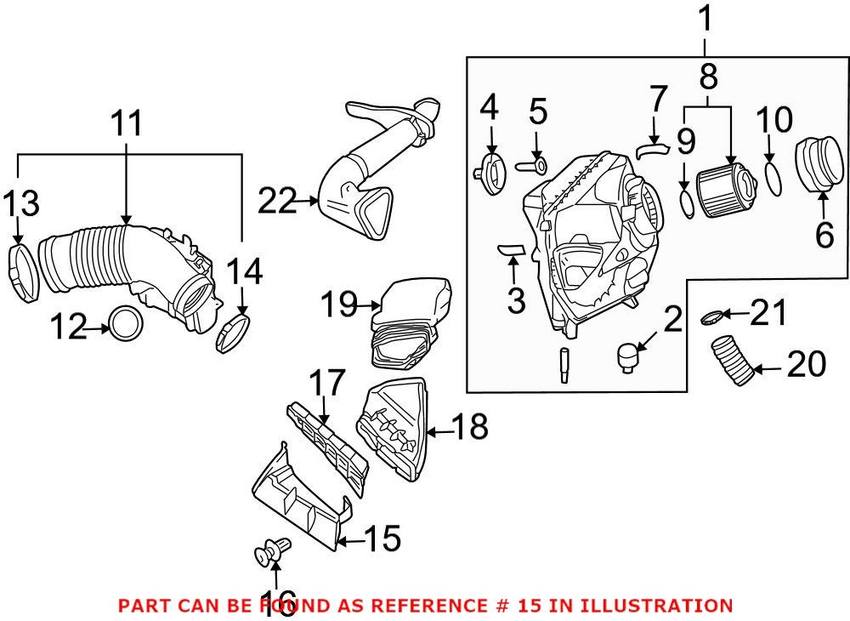 Engine Air Intake Duct