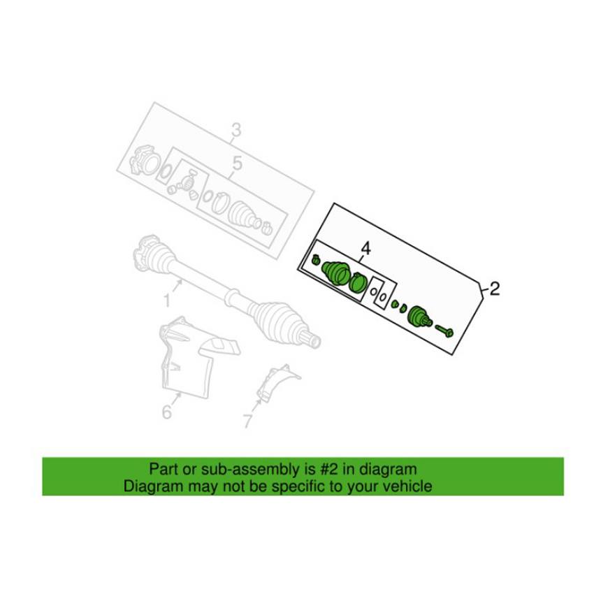 Audi CV Joint Kit – Front Outer 4F0498099A