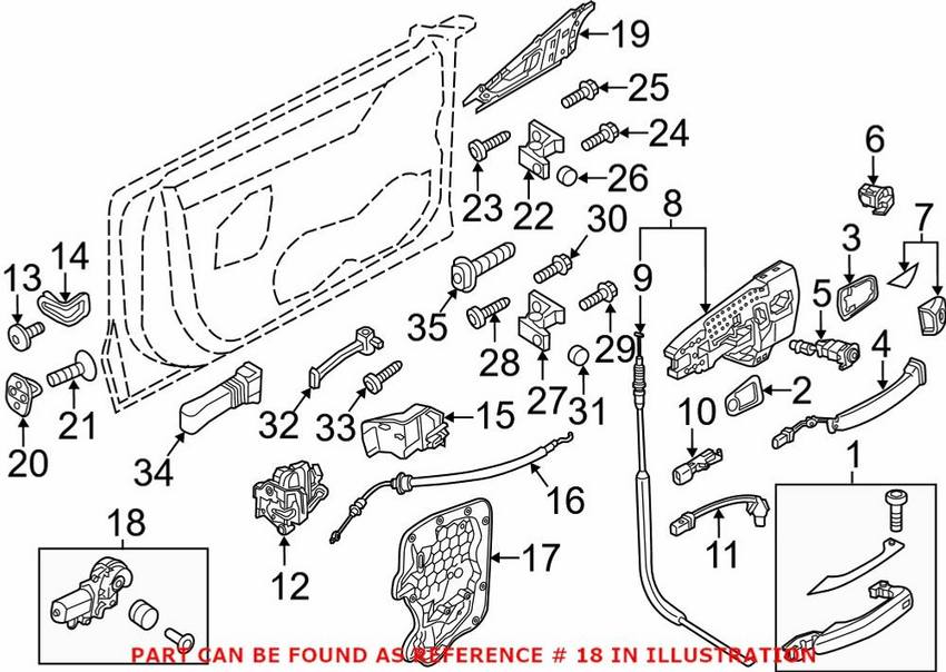 Audi Power Window Motor – Driver Side 4F0837059A