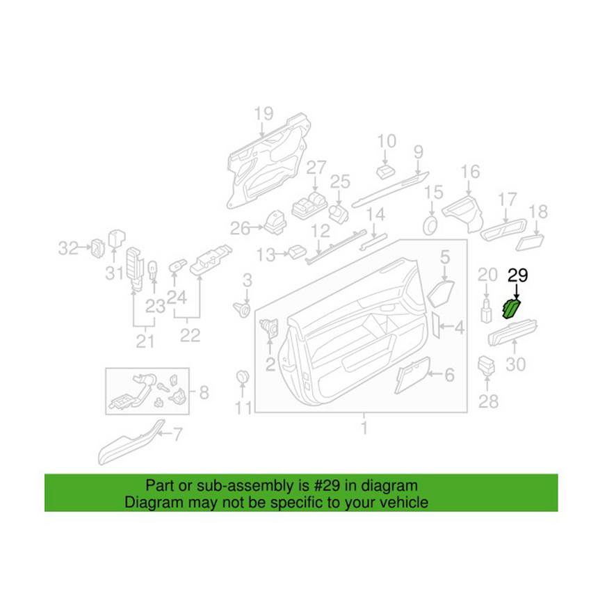 Window Switch – Front Driver Side