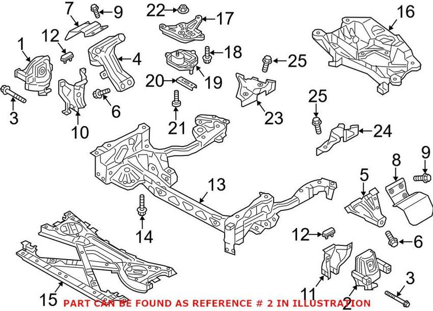 Audi Engine Mount – Driver Side 4G0199381LC