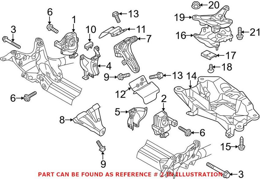 Audi Engine Mount – Driver Side 4G0199381LG