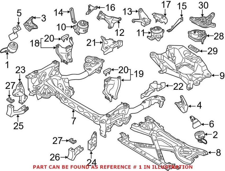 Engine Mount – Passenger Side